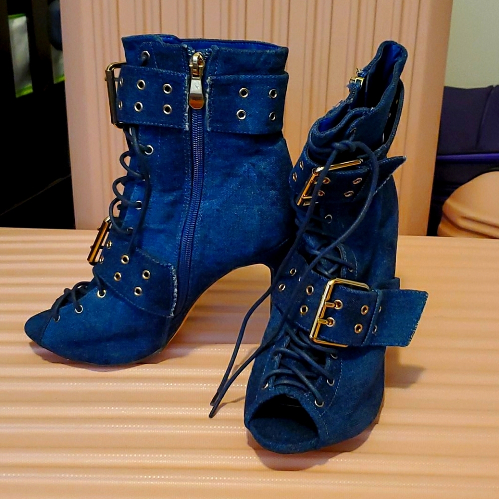 4 Inch Heels Size 8 Jeans Heels